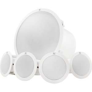 CEILIN MT BACKGRD MUSIC SPEAKER PKG CEILING MOUNT SUBWOOFER & 4 EVID-C44