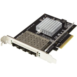 4 PORT 10GB SFP+ NETWORK CARD 10GBIT PCIE NIC FIBER ADAPTER INTEL PEX10GSFP4I
