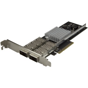 2 PORT QSFP+ PCIE NETWORK CARD ADAPTER 40GB NIC FIBER INTEL CHIP PEX40GQSFDPI