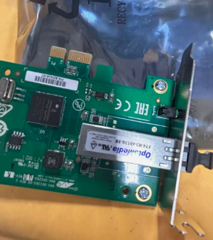 Allied Telesis AT-2911SX  FED COMP 32/64 BIT PCIE ADAPTER CARD SC CONNECTOR AT-2911SX/SC-901